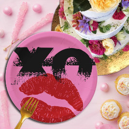 XO XO küssen mir Retro Paper Teller / GRILLEN, Fun