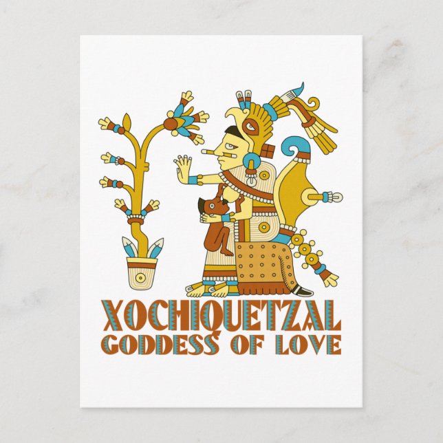 Xochiquetzal Postkarte (Vorderseite)