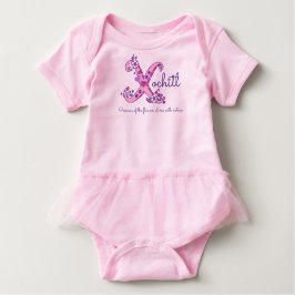 Xochitgirls X-Name bedeutet monogramm Kinder Shirt