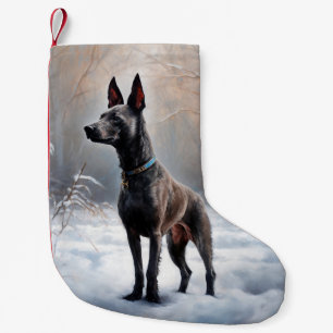 Xoloitzcuintli Lass es schneien Weihnachten Kleiner Weihnachtsstrumpf
