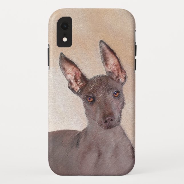 Xoloitzcuintli Malerei - Niedliche Original Dog Ar Case-Mate iPhone Hülle (Rückseite)