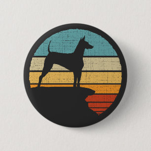 Xoloitzcuintli Retro Vintag 60er 70er Dog Lover Ei Button