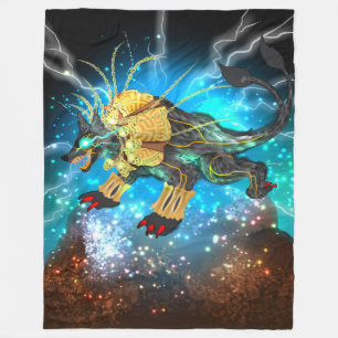 Xolotl der Aztekengott Fleecedecke