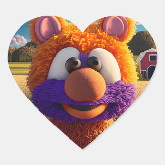 XOORIBOUS Herz-Aufkleber