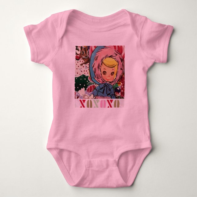 XOX Frau Susie Skier Romper Baby Strampler (Vorderseite)
