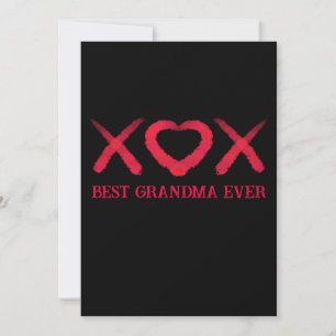 Xox, Liebe, Küsse, valentinisches Design, beste Om Einladung