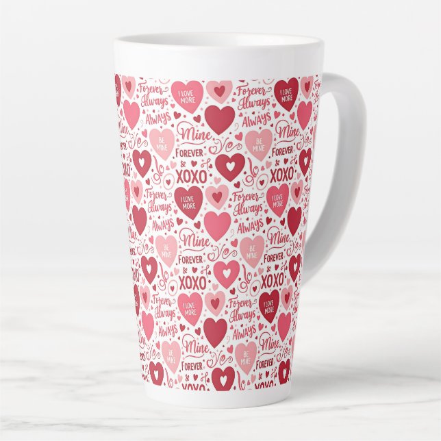 XOXO & Always Be Mine  Milchtasse (Rechte Ecke)