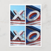 XOXO - Angesagte Umarmungen und Kisses Postkarte