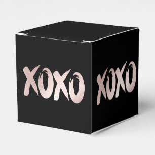 XOXO Blush Pink   Handgeschriebenes Pinselskript Geschenkschachtel