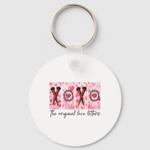 Xoxo Die ursprünglichen Liebe Buchstaben Retro übe Schlüsselanhänger
