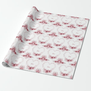 Xoxo floral Packpapier