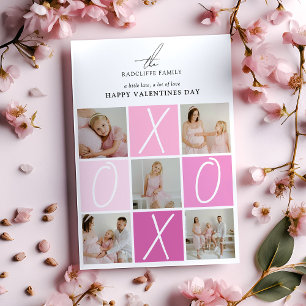 XOXO Foto-Collage zum Valentinstag  Feiertagskarte