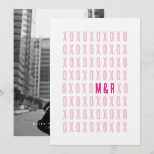 XOXO Foto mit Paaren Erste-Hilfe-Karte Feiertagskarte