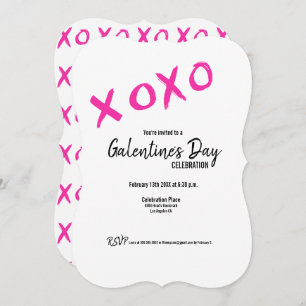 XOXO Galentine's Day Friends Valentines Party Einladung