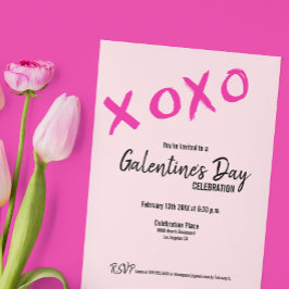 XOXO Galentine's Day Friends Valentines Party Einladung