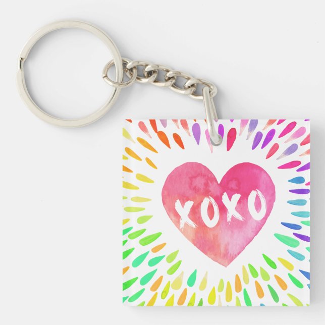 XoXo Heart Schlüsselanhänger (Vorderseite)