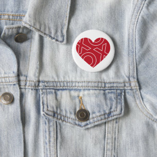 XOXO Herz Button