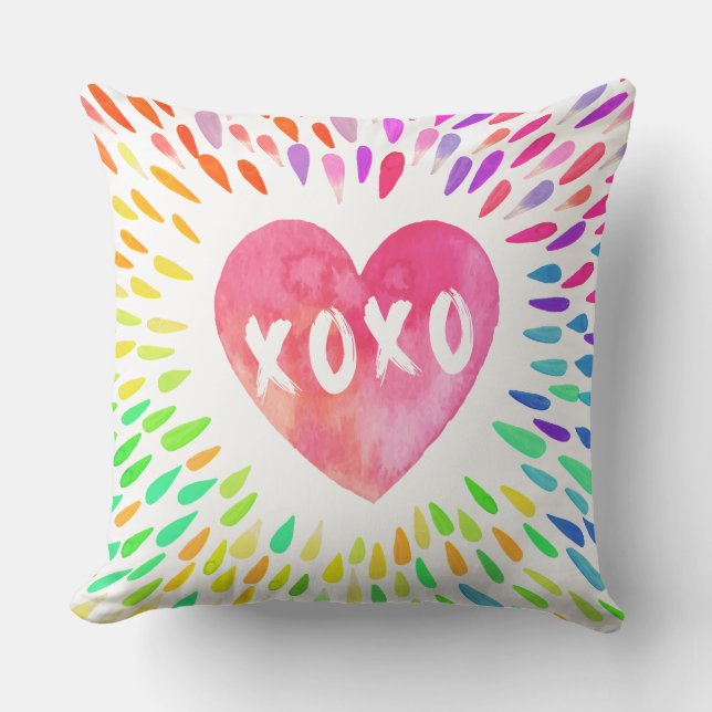 XoXo Herz Kissen (Vorderseite)