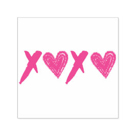 XOXO Herz Permastempel