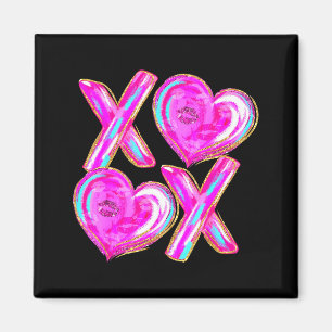 Xoxo Herzen Valentinstag Frauen Mädchen Vday Magnet