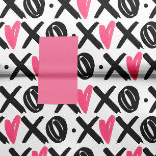 XOXO Herzmuster Valentinstag Seidenpapier
