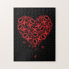XOXO Herzweihnachtsfest Puzzle
