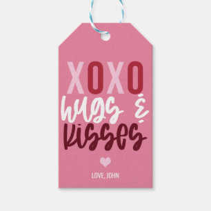 XOXO Hugs and Kisses Valentinstag Geschenkanhänger