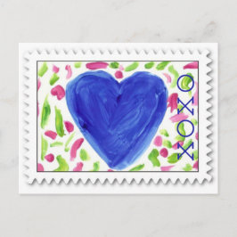 XOXO - Hugs & Kisses - Postkarte