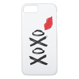 XoXo-Hugs-Kisses-with-Red-Lips Case-Mate iPhone Hülle
