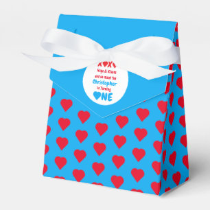 XOXO Hugs und Kisses 1. Geburtstag Geschenkschachtel