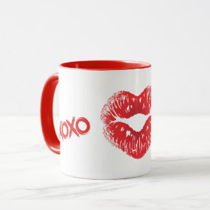Xoxo Kiss Heart Kiss Lips Tasse