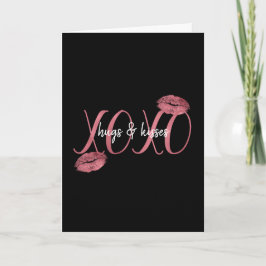 XOXO Kisses Karte
