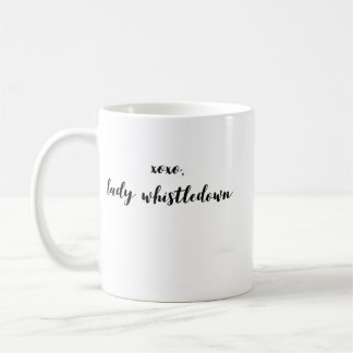 XOXO Lady Whistledown Kaffeetasse