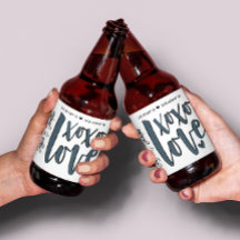 XOXO Liebe Koordiniert Typografie