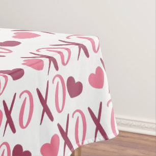XOXO Liebe Valentindesign Tischdecke