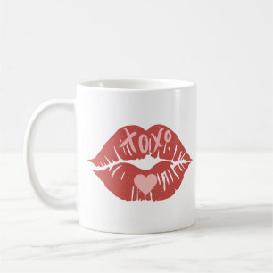 XOXO Lips Valentinstag Kaffeetasse
