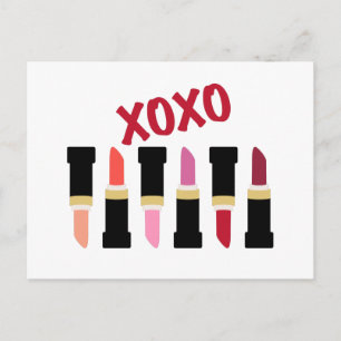 XOXO Makeup Postkarte