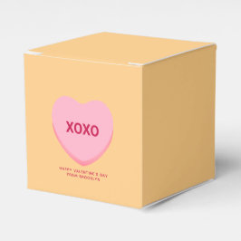 XOXO orange rosa Konversation Herz Valentine Geschenkschachtel