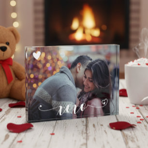 XOXO Personalisiertes Foto, benutzerdefinierter Fa Fotoblock