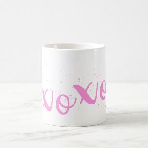 xoxo-pink Trendy Kaffeetasse