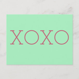 XOXO Postkarte