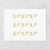 XOXO Quote Imitate Glitzer Bling Metallic Sequins