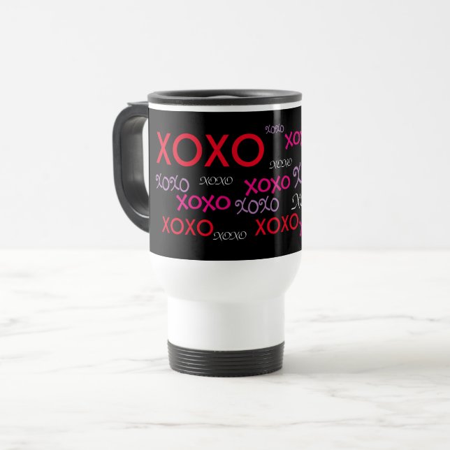 XOXO REISENDE TASSE (Vorderseite Links)