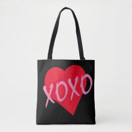 XOXO Rosa Valentine Rotes Herz Modernes Schwarzes