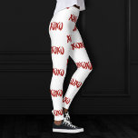 XOXO Roter Glitzer | Glam Brushstroke Hug and Kiss Leggings<br><div class="desc">Lässige, funky handgeschriebene Pinselkalligraphie "XOXO" umarmt und küsst Wortart in Imitaten metallisch roter Glitzer schimmert immer Schrift. Das Typografie-Design zeichnet sich durch ein modernes, schicke Drehbuch aus, das schön auf einem soliden Hintergrund kontrastiert, der sich hervorragend für ein einzigartig elegantes Thema eignet. Dieses gemischte Medium, das den perfekten Pop von...</div>