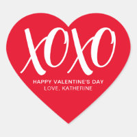 XOXO Rotwein Moderne niedliche Valentinstag