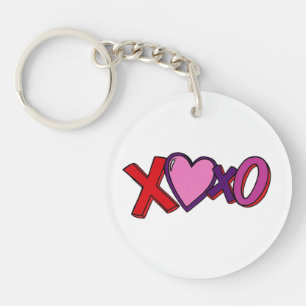 XOXO Schlüsselanhänger Geschenk, Valentinsgeschenk