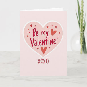 Xoxo sei meine Valentinskarte Karte