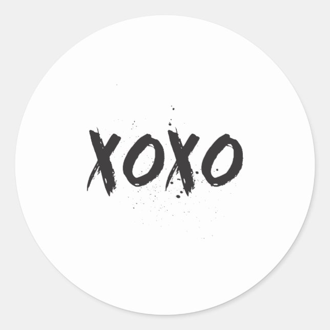 XOXO Sticker (Vorderseite)