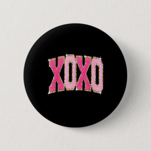 Xoxo Süße Liebe Valentinsherz Romantischer Valenti Button